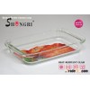 rectangular pyrex glass baking pan