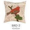 Poly Linen Couch Embroidered Decorative Pillows Cushions Replacement