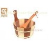 Canadia Red Cedar And White Pine 4L antique wooden buckets For Sauna Room Accessories