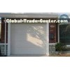 Rectangle Sectional Overhead Garage Door Wood Grain Energy Saving