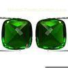 Natural Chrome Diopside Gemstones Cushion For Silver and Gold Jewelry