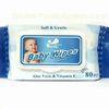 80ct Scented Baby Wipe with Plastic Lid, Measures 15 x 20cm