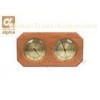 Natrual Red Cedar Thermo / Hygro Rectangular Wood Case With Good Smell