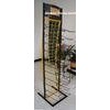 Grocery Metal Brochure Display Stands Free Standing Wire Shelving