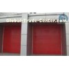 Insulated Red Industrial Sectional Door Finger Protection Panel