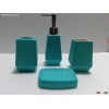 4 PCS Rubber-coated ceramic bath set
