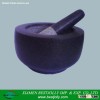 Natural stone mortor and pestle