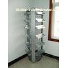 Rotating Triangular Grocery Store Displays Portable Display Shelves