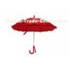 Outdoor Kids Rain Umbrellas / 17 Inch Red Personalized For Children