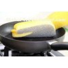 Sponge kitchen Cleaning Latex Gloves , Sliver brush cloth scouring pad