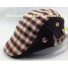 unisex Plaid Duckbill Flat Cap Mens ivy hats For autumn and winter