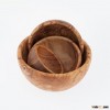 Handmade Olive Wood Bowl Set