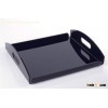 black acrylic tray