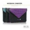 17" Black MacBook Neoprene Laptop Sleeve for Men , Envelope Design