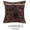 18 X 18 Applique Large Pillow Covers Cozy Brown For Living Room Couch , Invisible Zipper