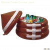 inflatable football cooler ice bucket