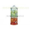 2 Tier Tower 1 gallon glass beverage dispenser , ball jar beverage dispenser for Party & hotel