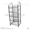 Promotional 5 Tier Steel Retail Display Stands Free Standing Display Shelves