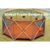 Adjustable Collapsible Baby Playpen Fence Lightweight Metal Frame
