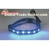 USB Rechargeable high visibility flashing dog collar fit for 14" to 20" neck / puppy collars