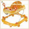 Orange Fashion Rolling Baby Walker With Musical And Lovely Toys