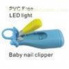 cute safety Baby Nail Clippers With Magnifying Glass , PC + Stainless Steel