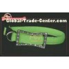 Bright light up Nylon webbing LED dog collar decorate / doberman collar