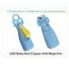 LED light Baby Nail Clippers With Magnifying Glass