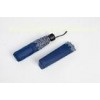 21" 3 Folding UV Parasol Umbrella Flower Lace Blue With Hand Open