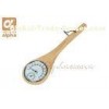 Pine Wooden Ladles Sauna Thermometer Hygrometer For barrel sauna , sauna equipment