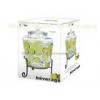 Handmade 9.1L large glass drink dispenser with stand , tap / wedding beverage dispenser