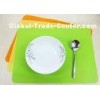 Safe Colorful Kids style decorating silicone table mat , silicone placemats