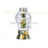 BPA Free Plastic Made Unbreakable beverage dispenser with cooling cylinder