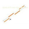 2 meter carbon fiber GPS survey pole carbon fiber prism pole orange / white color