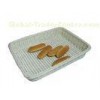 Recycled Poly Rattan Bread Basket Storage For Bakery / Supermarket Display
