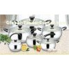 SS 201 Kitchen Stainless Steel Cookware Sets with 2.5 L Kettle for 12 PC