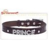 Alligator skin PU leather DIY Dog Collars with personalized rhinestone luxury dog collars