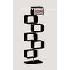 Black Custom Art Plastic Display Rack Decorative Display Stands Black