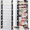 Iron Tube Black Custom Shoe Storage Racks / Shelves JP-SR210