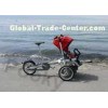 Security Alluminum Tricycle Stroller Bike with Three Wheels and Removable Carriage