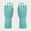 Household Latex Gloves With straight cuff , Fish scale grip waterproof gloves
