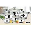 SS 201 Kitchen Stainless Steel Cookware Sets with 2.5 L Kettle for 12 PC