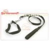 Nylon Pet Choke Chain Dog Training Collar With Leash 18 - 24" Neck