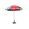 7.8ft Colorful Beach Sun Umbrella For Advertising Fiberglass Rib