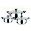 16CM, 18CM, 20CM 6 Piece Stainless Steel Cookware Sets with Bakelite Handle