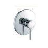 Brass Chrome 1 Way Wall Mounted Bath Shower Mixer With Adjust Plate