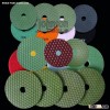 Diamond dry polishing pad