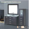 Solid Wood Bathroom Floor Cabinet