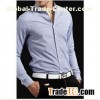 Men's Tc Poplin Long Sleeve Striped Tailored Shirt