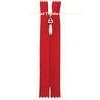 Custom 6# Red Nylon Separating Invisible Zipper For Backbag , No Lead